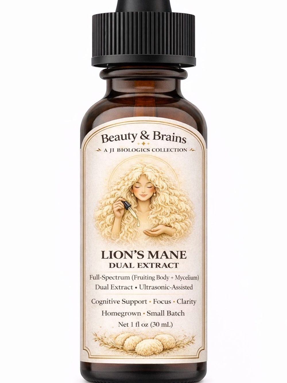 Lion’s Mane Dual Extract Ultrasonic Assisted - Full Spectrum Brain Support